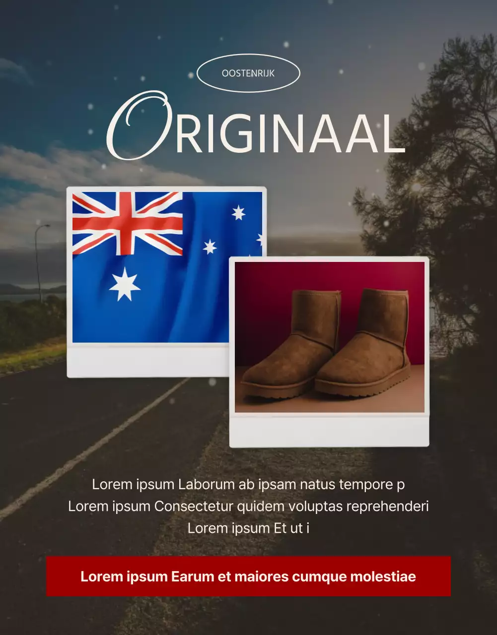 Over de eenvoudige bruine en rode Ugg laarzen