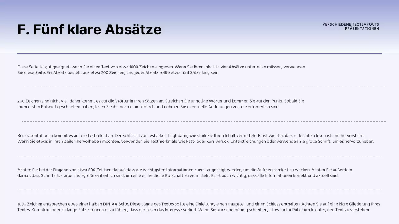 Ein einfacher Geschäftsbericht in Regenbogen und Schwarz