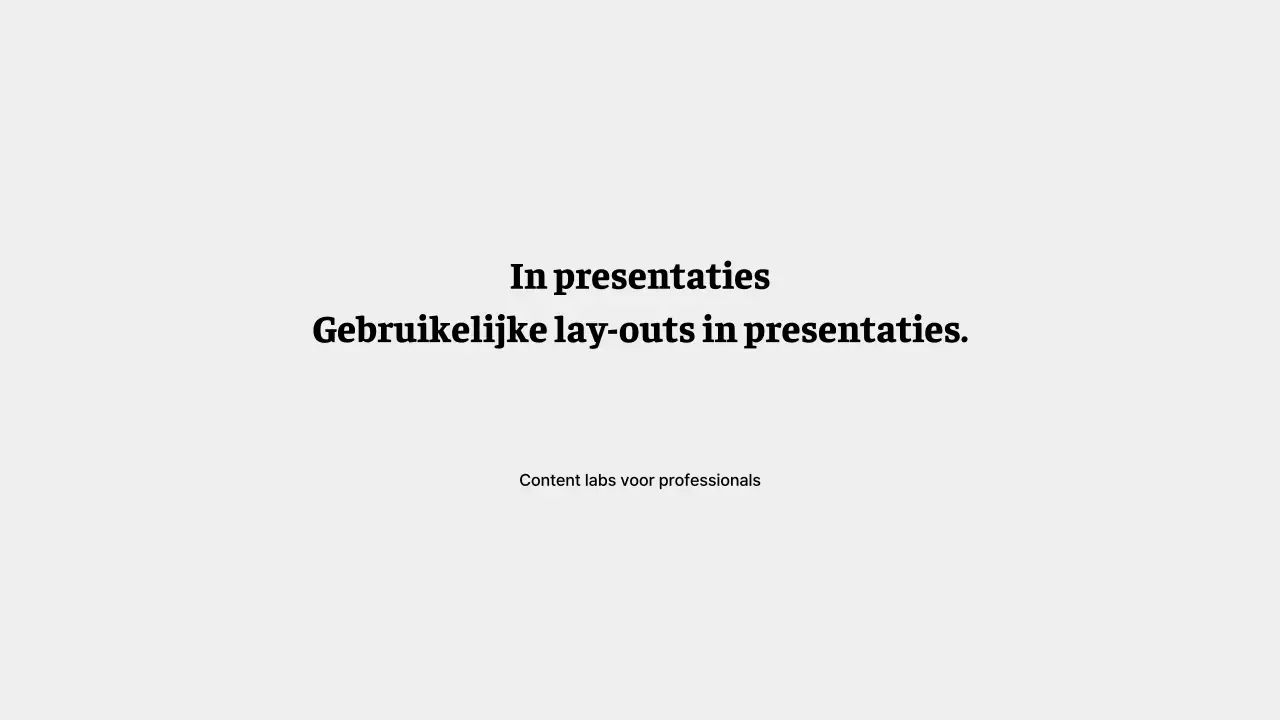 Een basisopmaak in rood en grijs