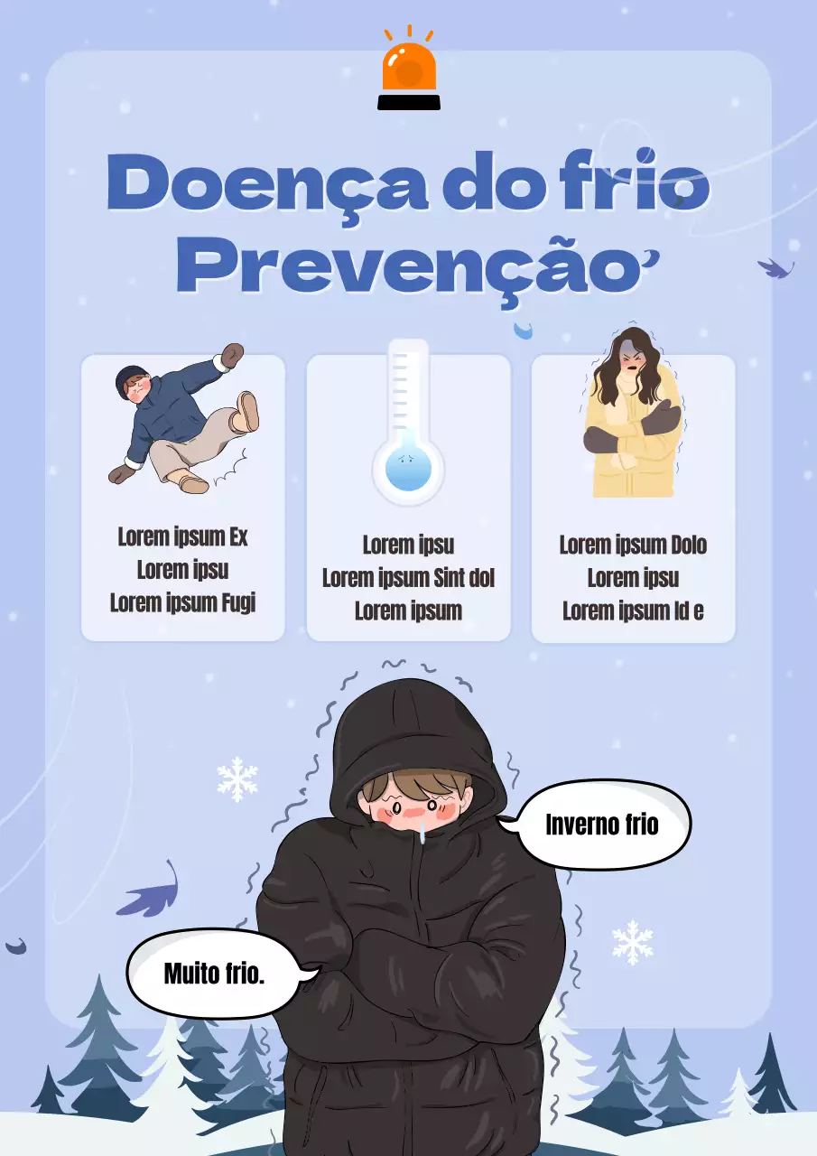 Dicas para prevenir a constipação no azul claro e preto