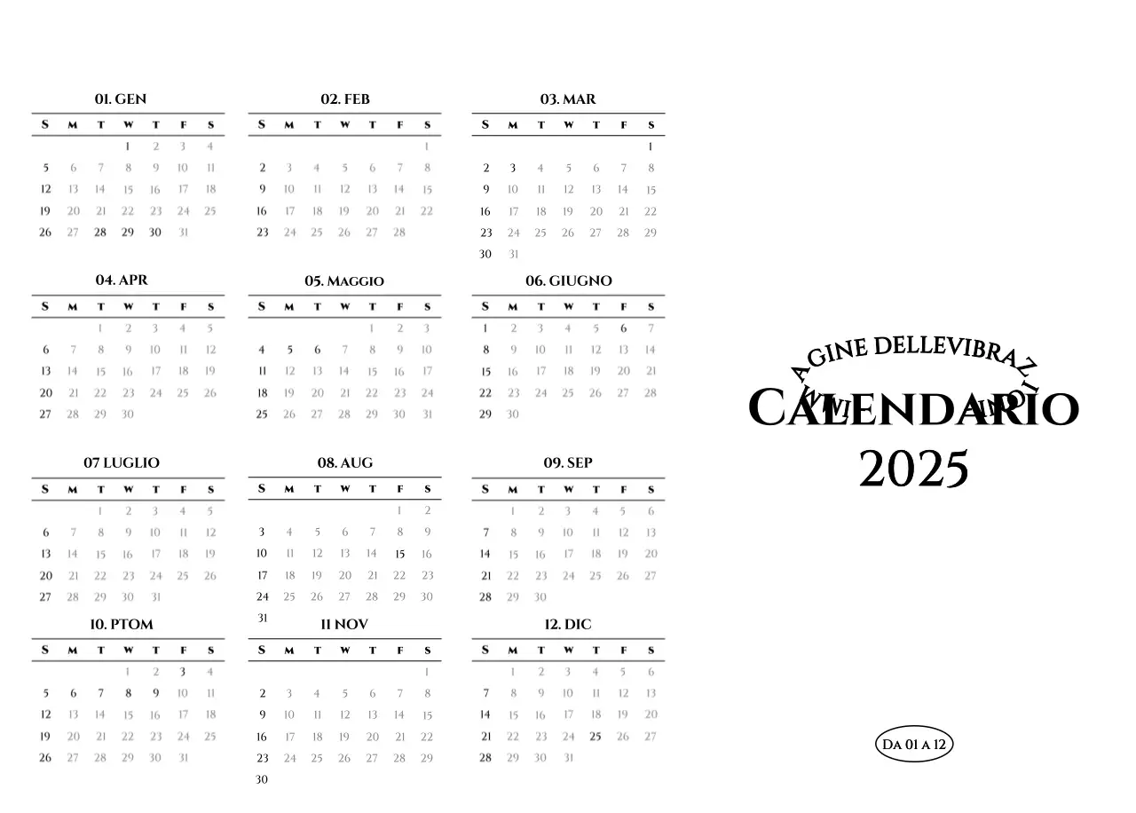 Un calendario dallo stile semplice con un concetto di fotografia di viaggio emozionale