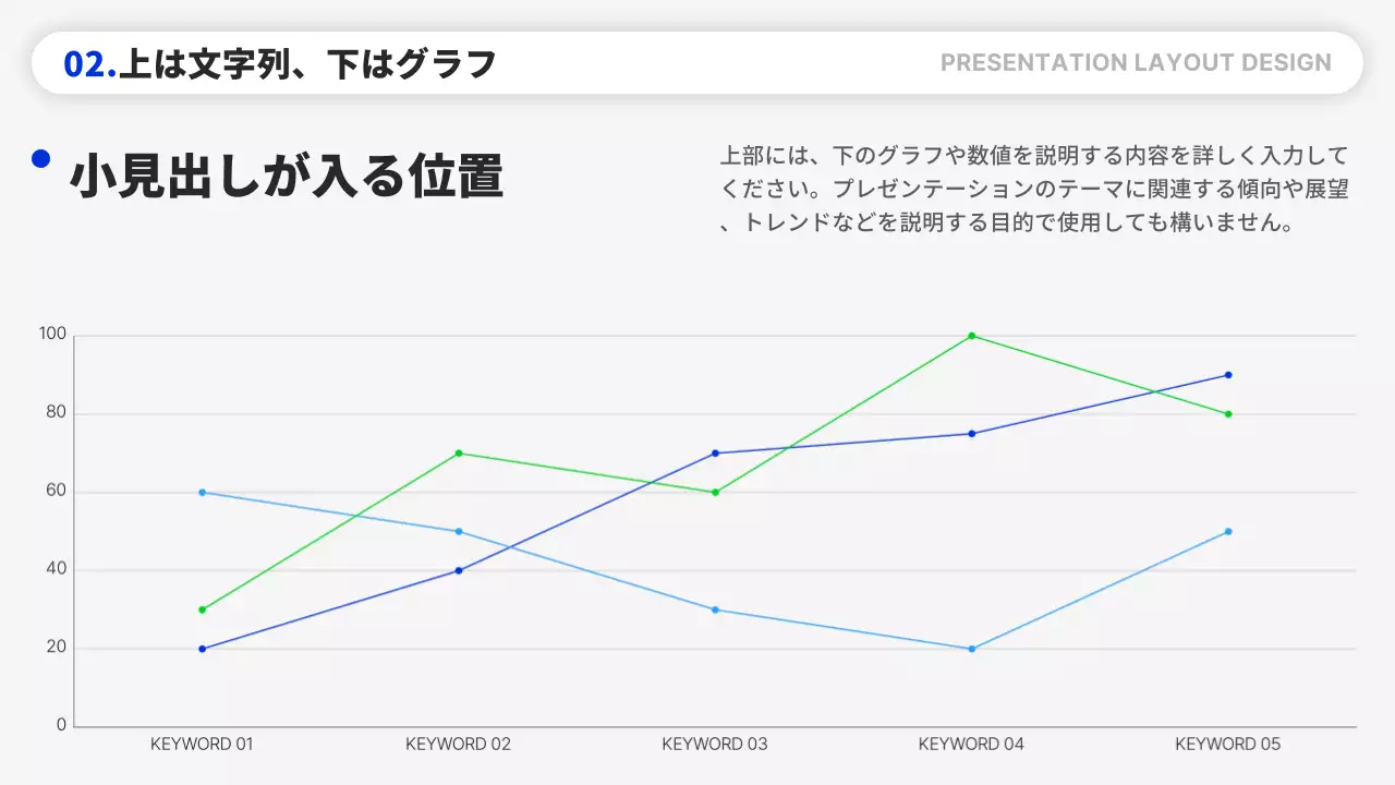 白黒 モダン プラン プレゼンテーション