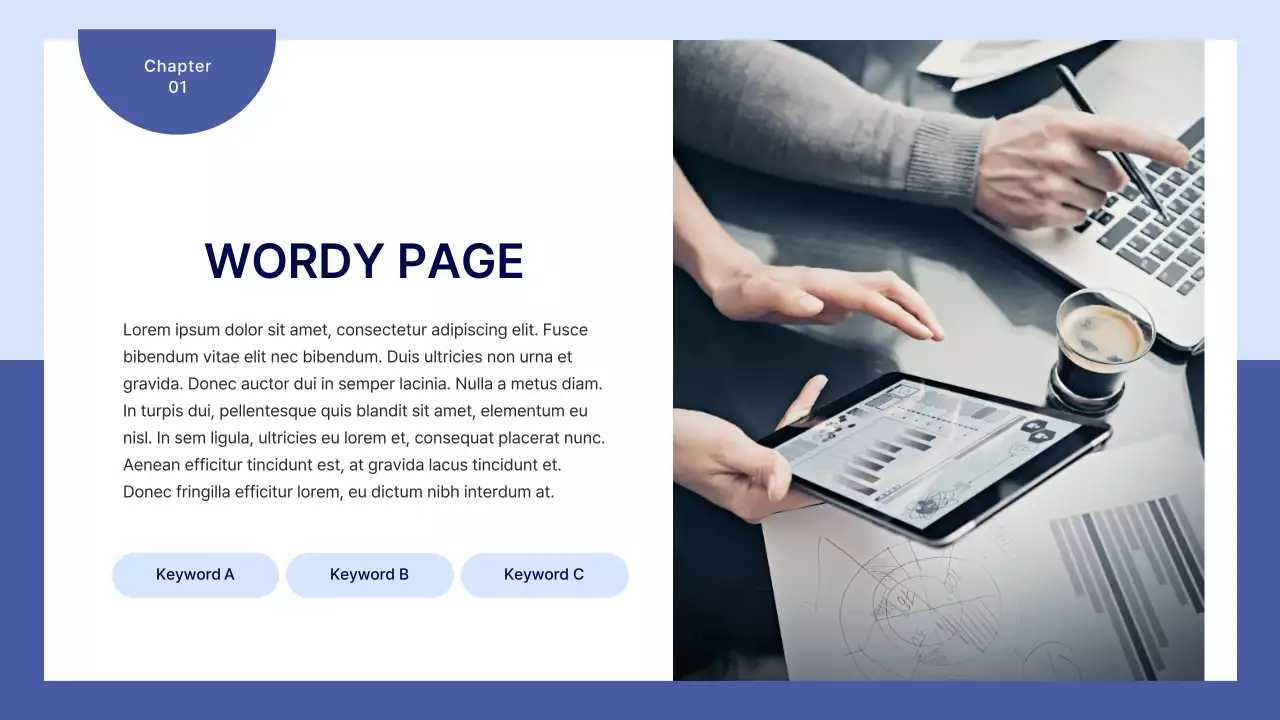 Blue Minimal Business Plan Document Presentation