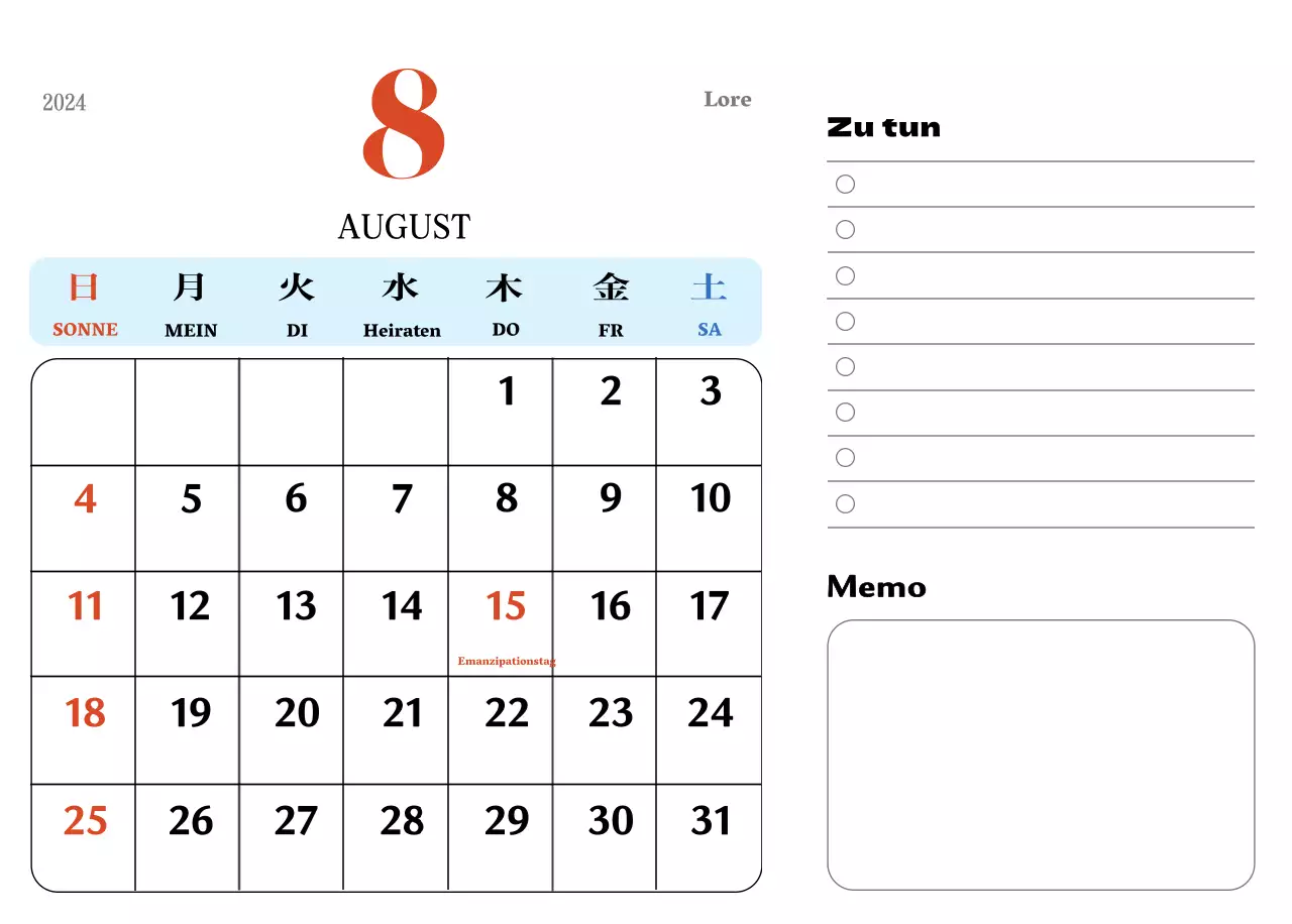 Rote und blaue Retro-Untersetzer Erinnerungskalender