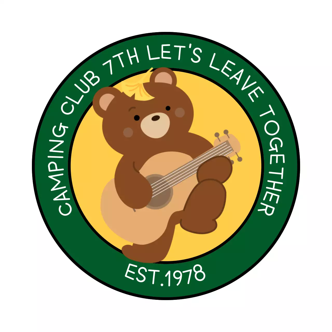 A camping club with a cute concept featuring teddy bears