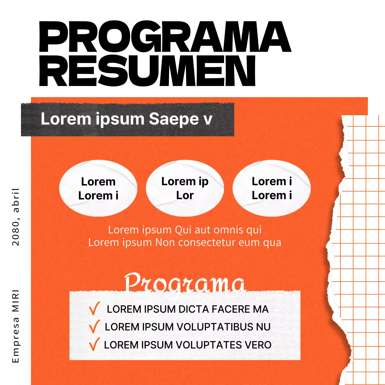 Promover los conciertos de la marcha naranja y azul