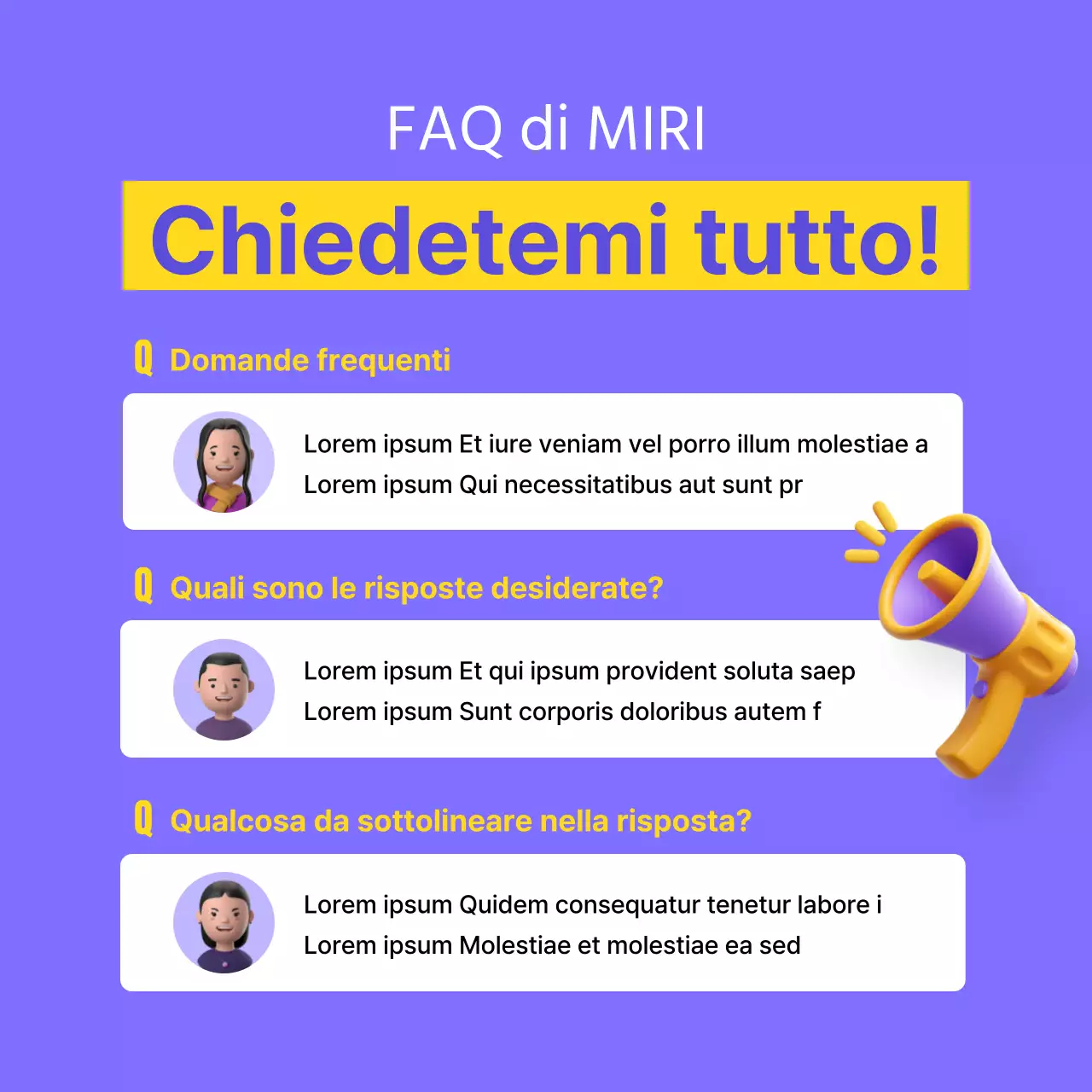 Una semplice presentazione del marchio in 3D in color malva