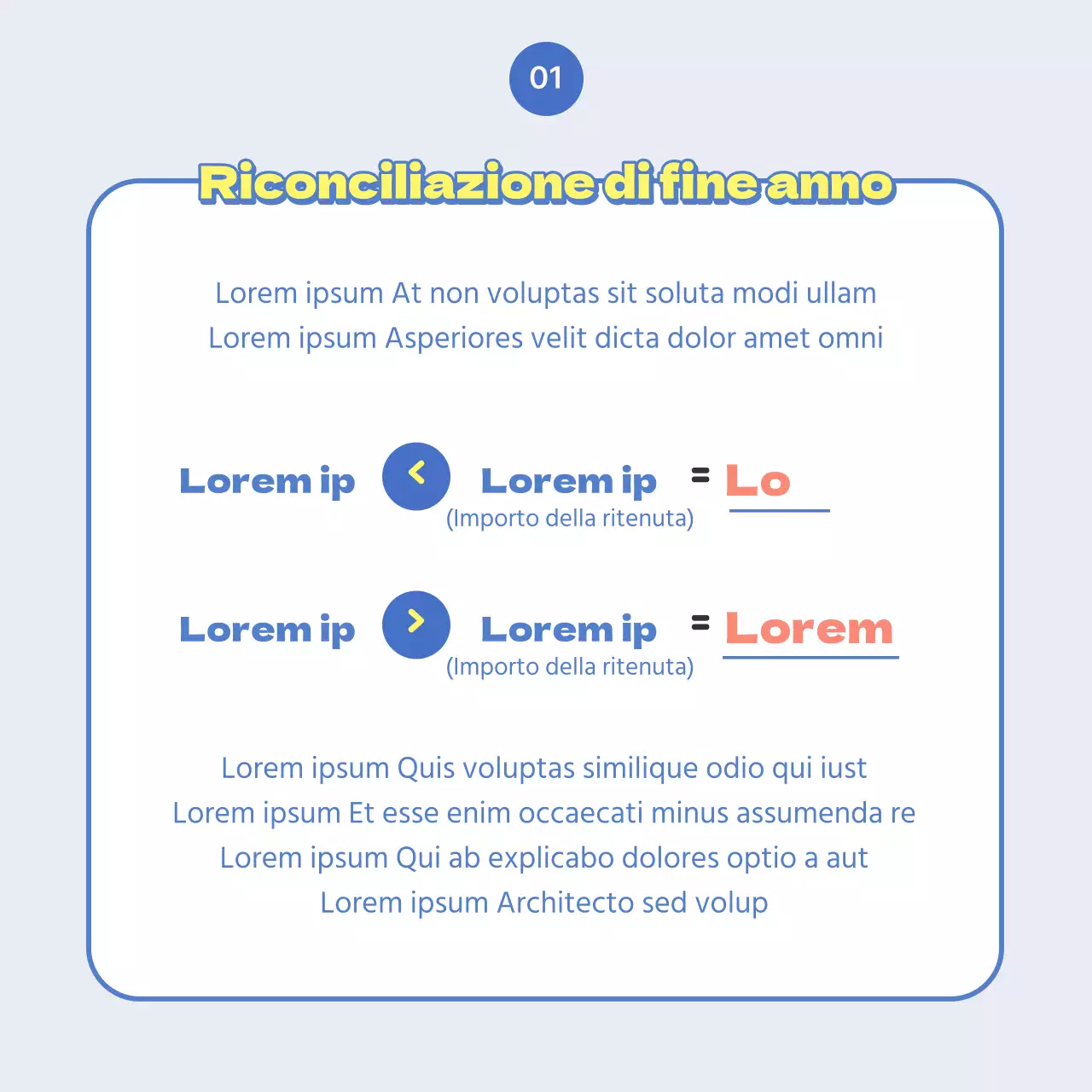 Una semplice guida blu e gialla ai concetti e alla terminologia di fine anno
