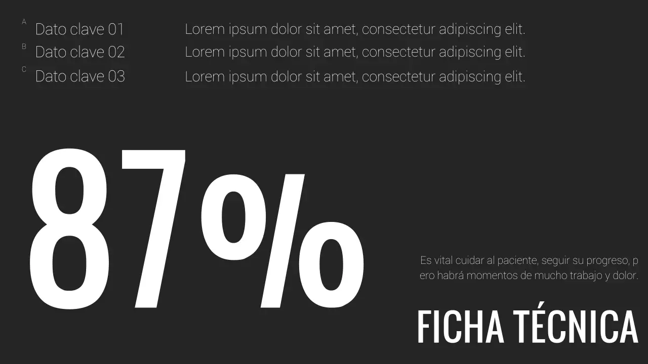 Informe empresarial minimalista en blanco y negro