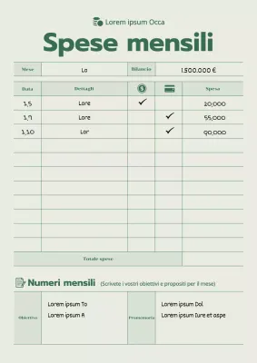 Semplice agenda tascabile per la compilazione di estratti e annuari