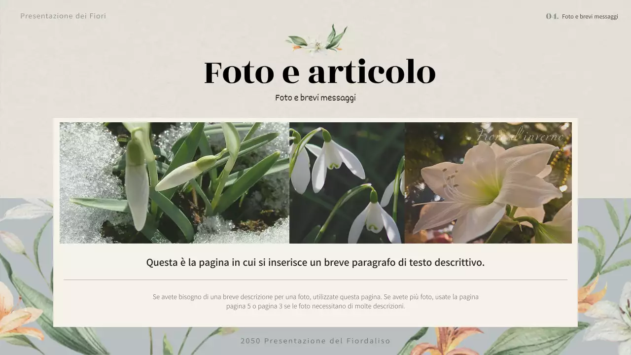 Proposta di fiori invernali vintage in azzurro