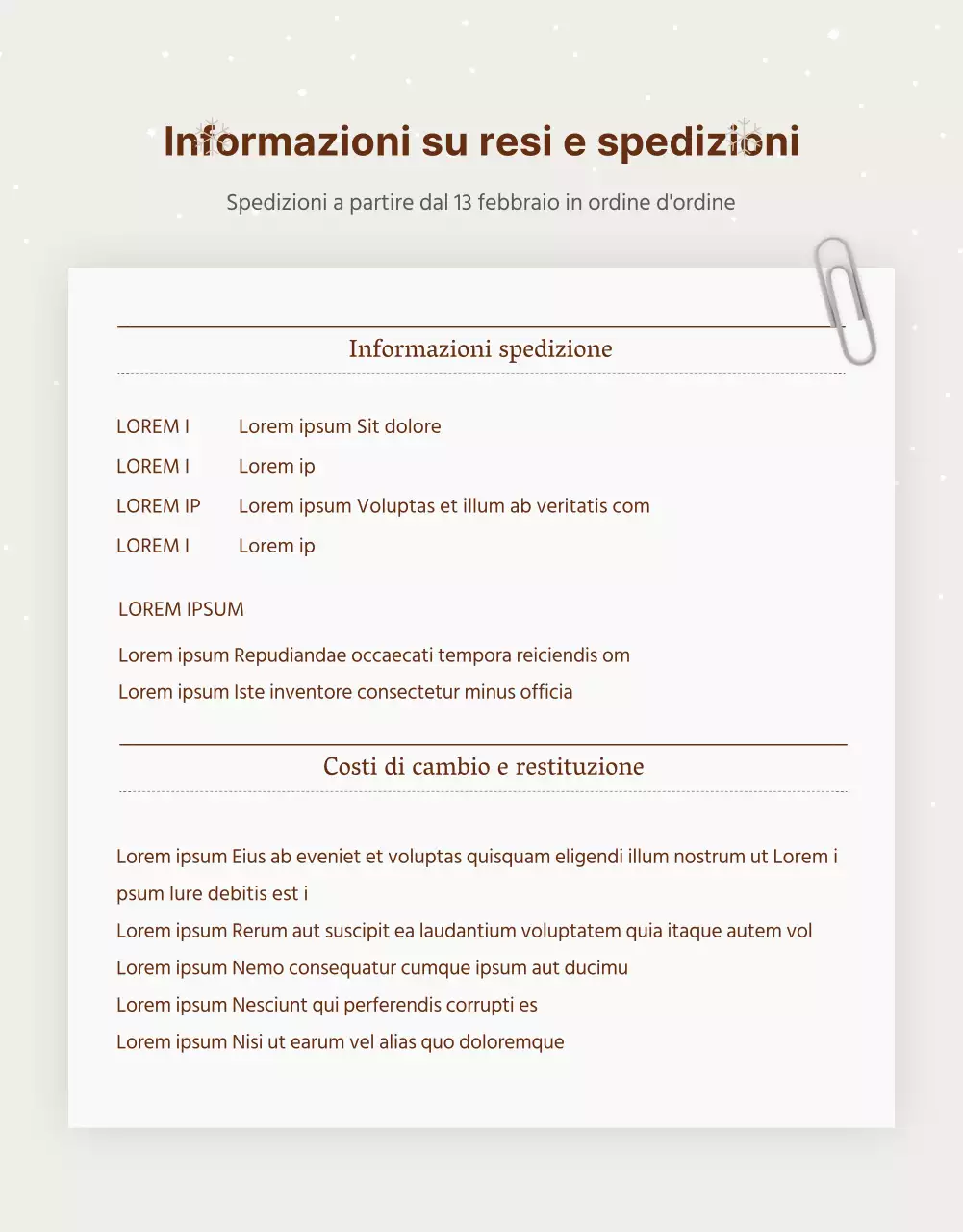 Pubblicità per un semplice set da regalo per le vacanze hanwa in beige e marrone