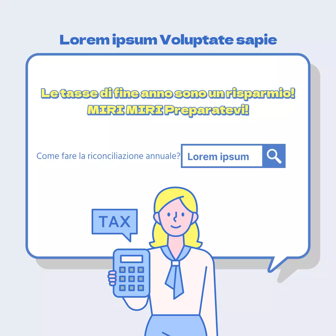 Una semplice guida blu e gialla ai concetti e alla terminologia di fine anno