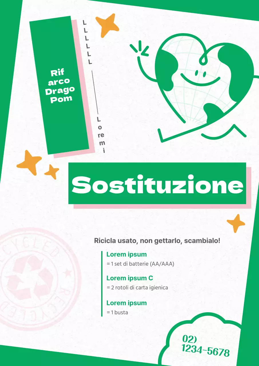 Il verde e il rosa sono le nuove linee guida per il riciclaggio