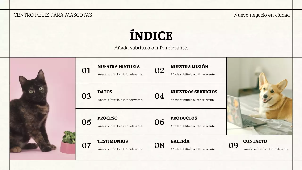 Material de oficina sencillo con temática de periódico en negro y rosa