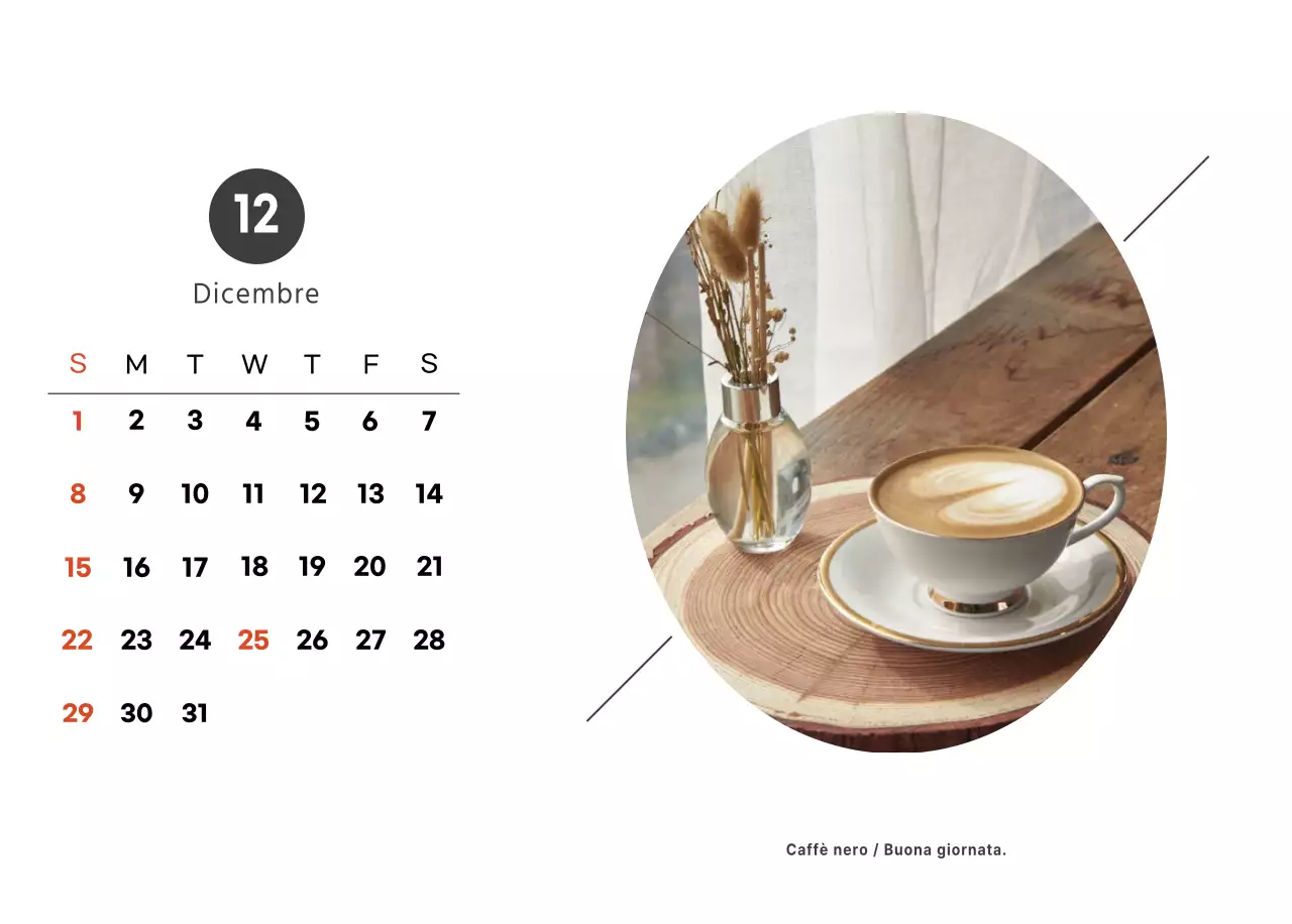 Un caffè sentimentale bianco e marrone