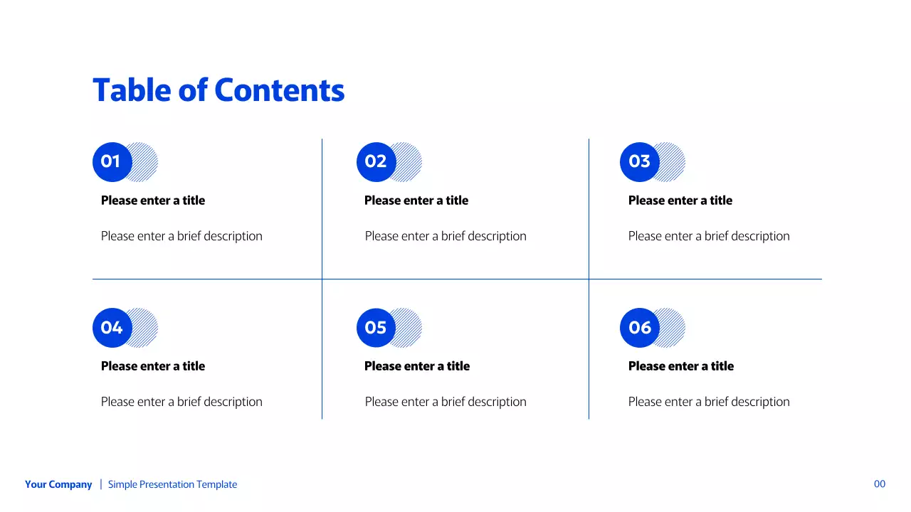 Blue Minimal Business Presentation