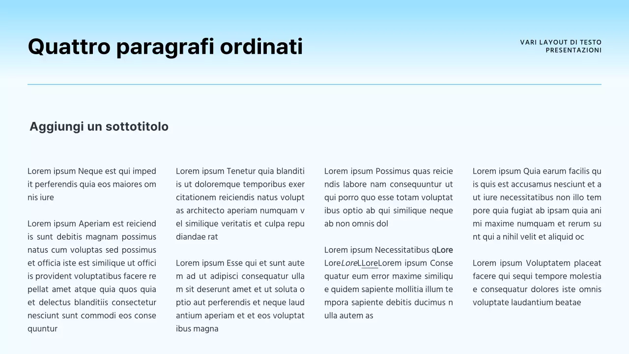 Un semplice rapporto di lavoro in nero e arcobaleno