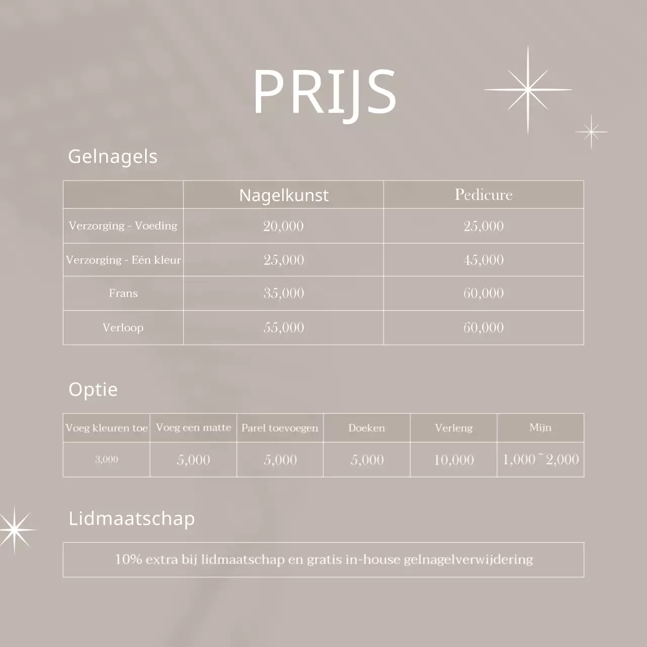 Promoot een eenvoudige nail art beauty shop in lichtblauw