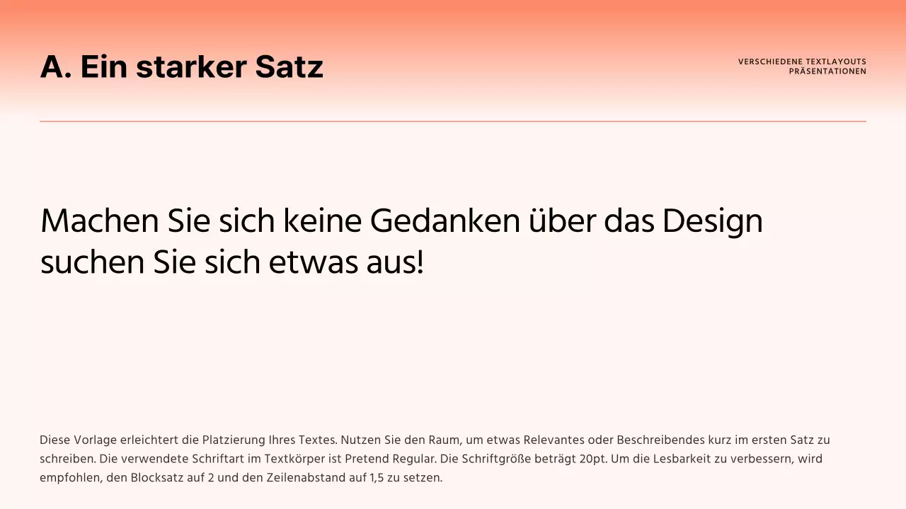 Ein einfacher Geschäftsbericht in Regenbogen und Schwarz