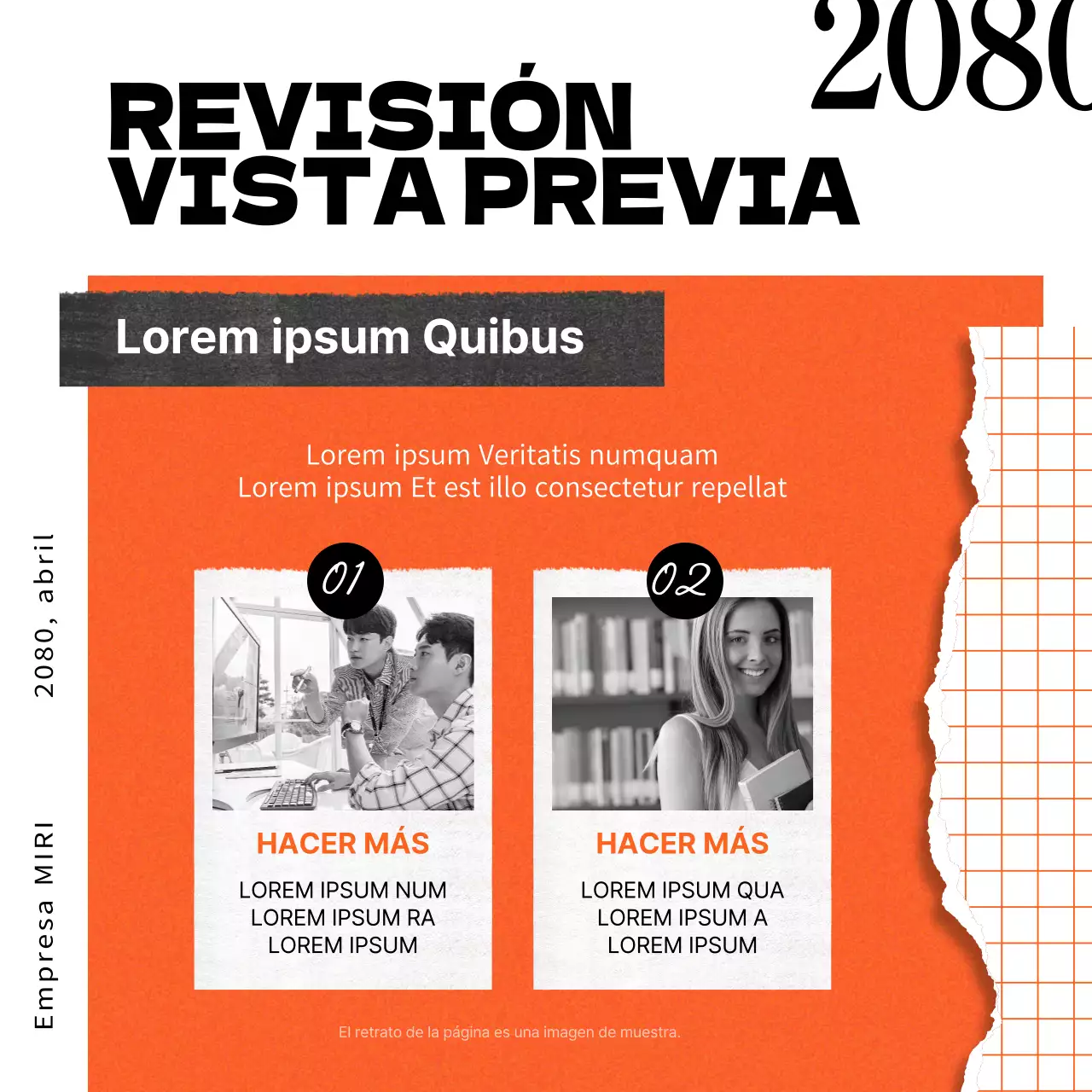 Promover los conciertos de la marcha naranja y azul