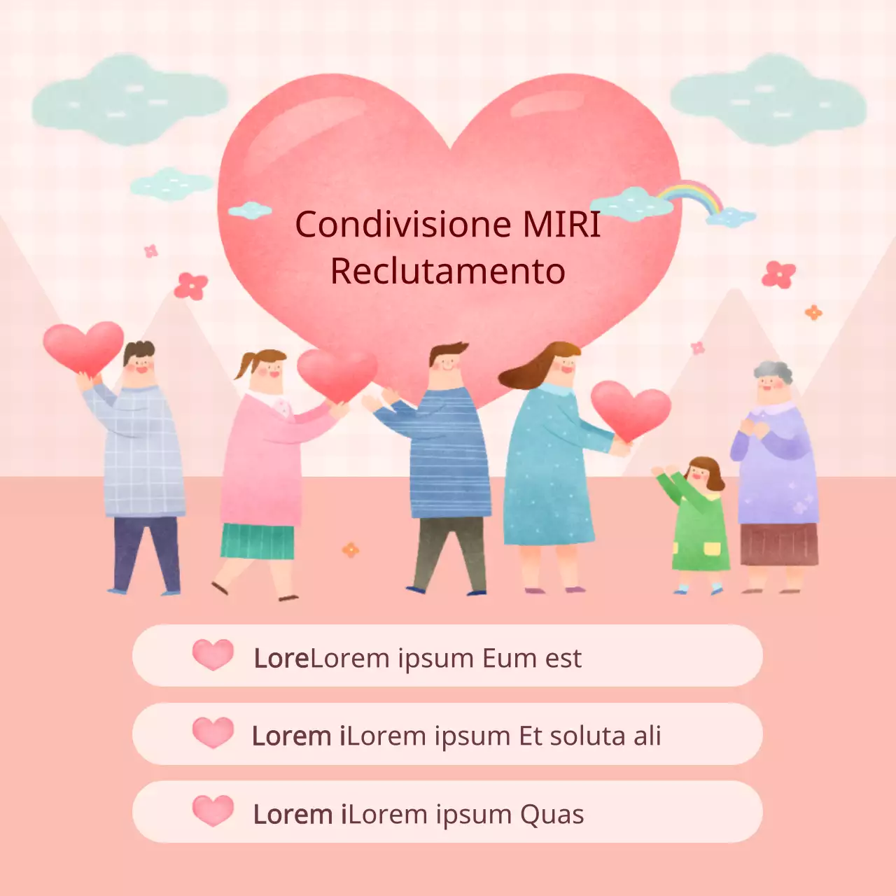 Rapporto di gestione ESG aziendale rosa e azzurro