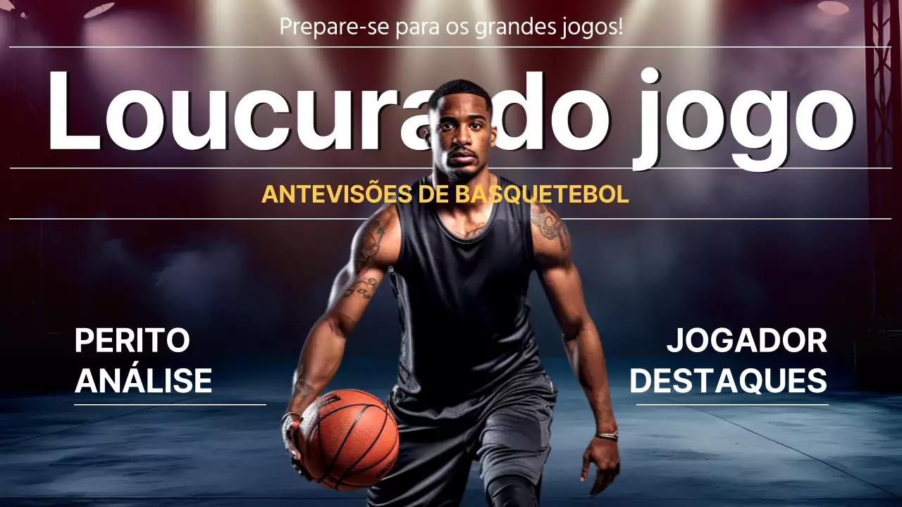 Materiais promocionais de pré-visualização do March Madness em azul e vermelho
