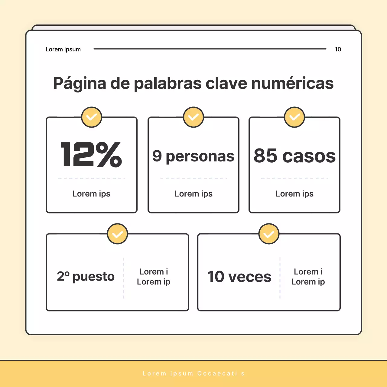 Un correo básico amarillo y blanco de la oficina de bienestar social