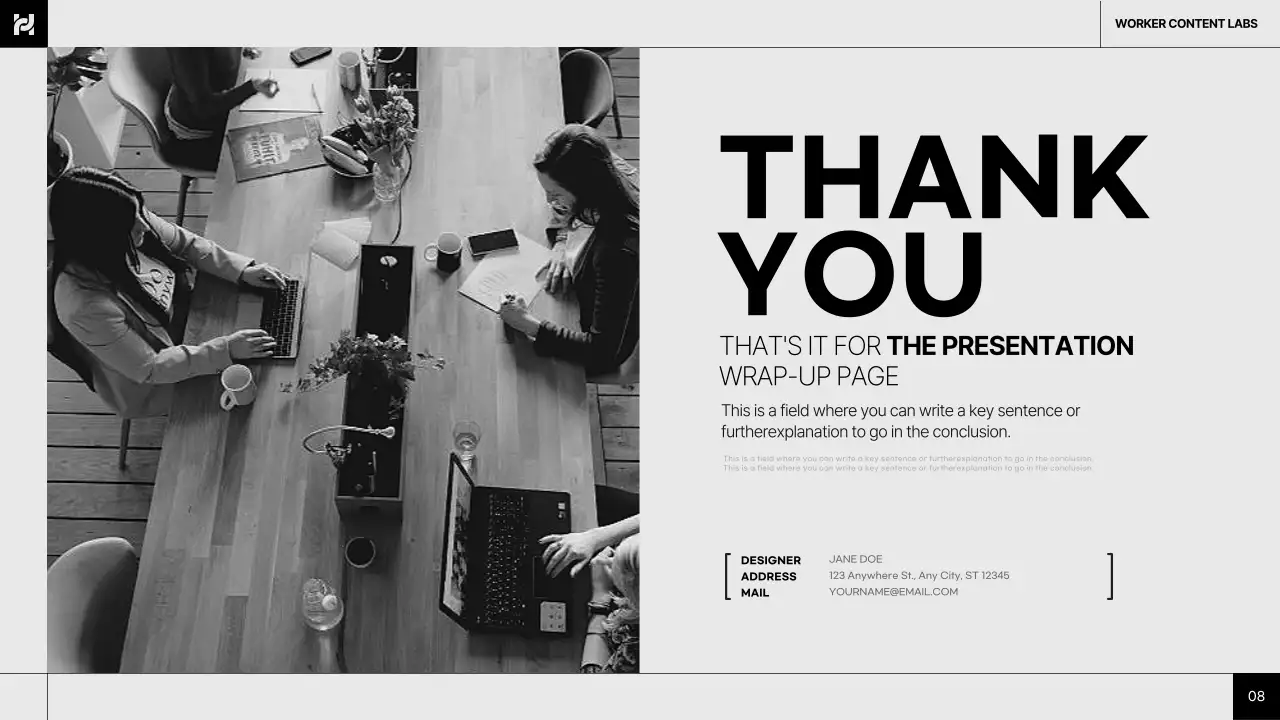 Presentasi Panduan Laporan Modern Abu-abu