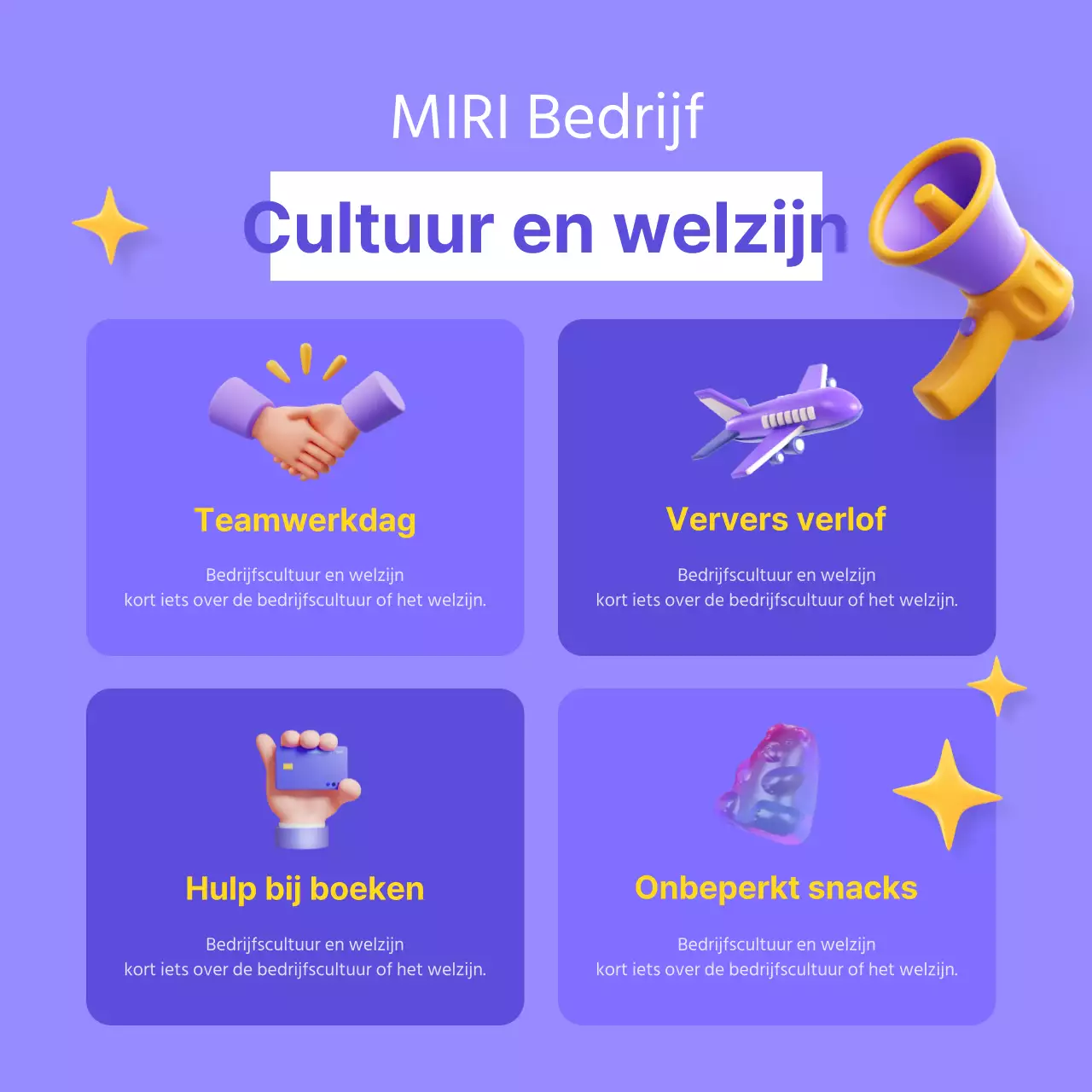 Een eenvoudige 3D merkintroductie in mauve