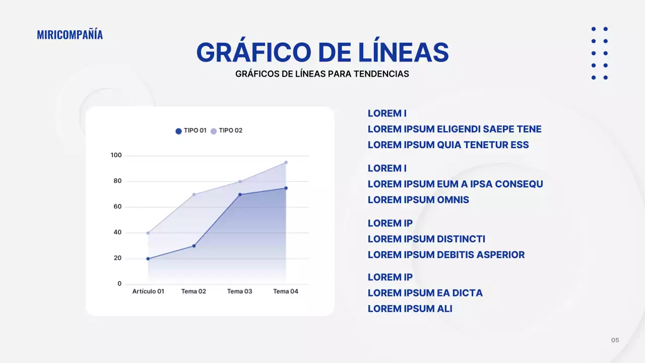 Una presentación empresarial gris y sencilla