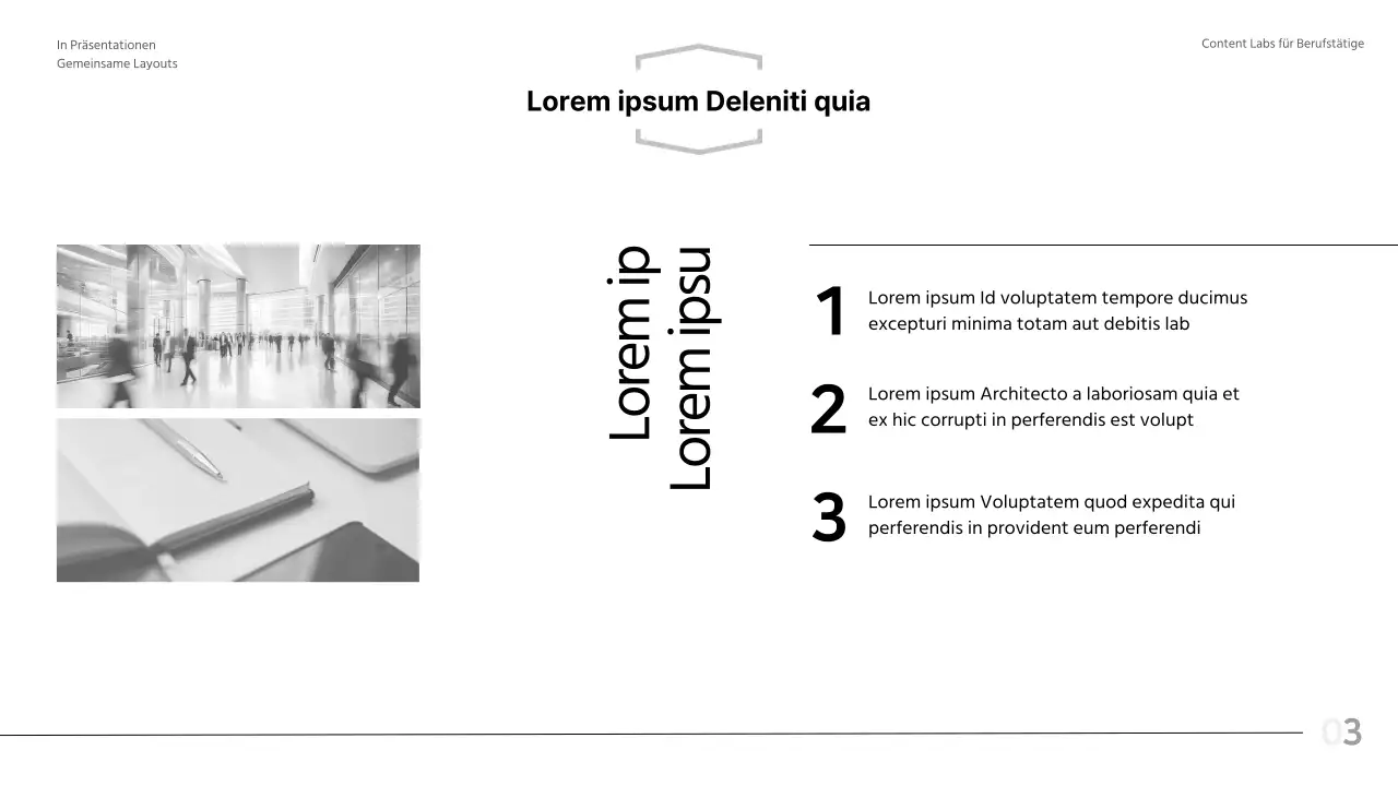Schwarz-weiß, modernes Layout Bericht