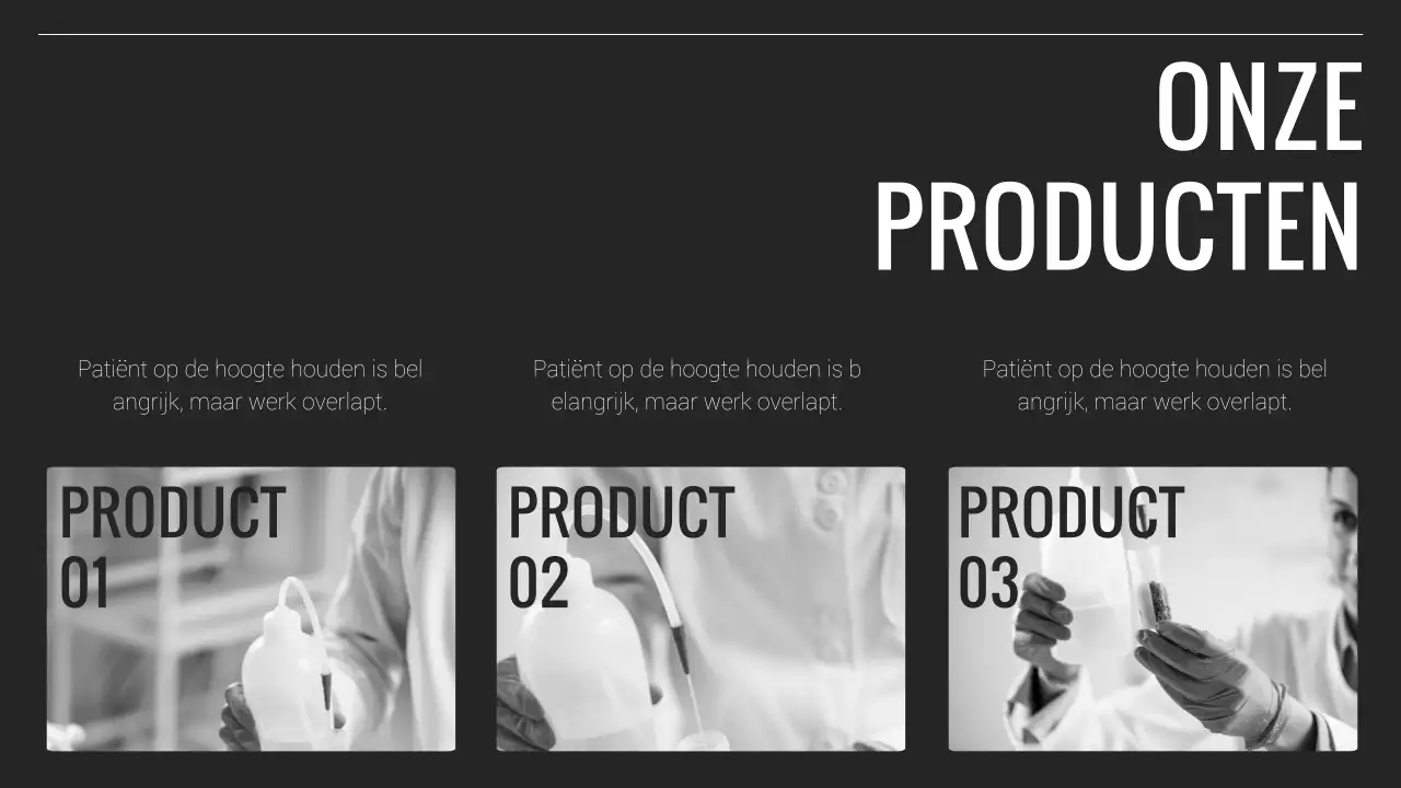 Minimalistisch zwart-wit bedrijfsrapport