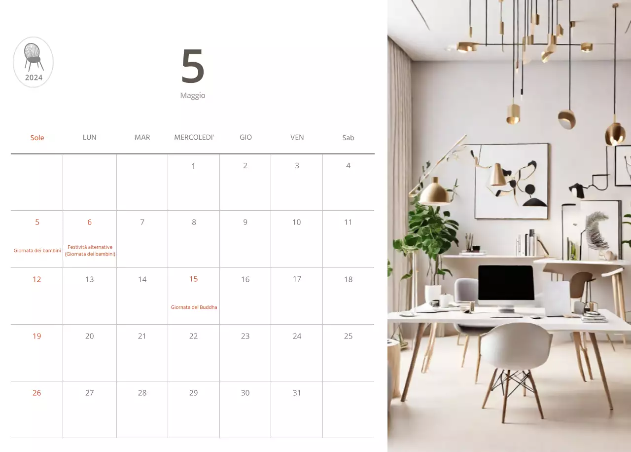 Mobili semplici e naturali in beige e colori neutri