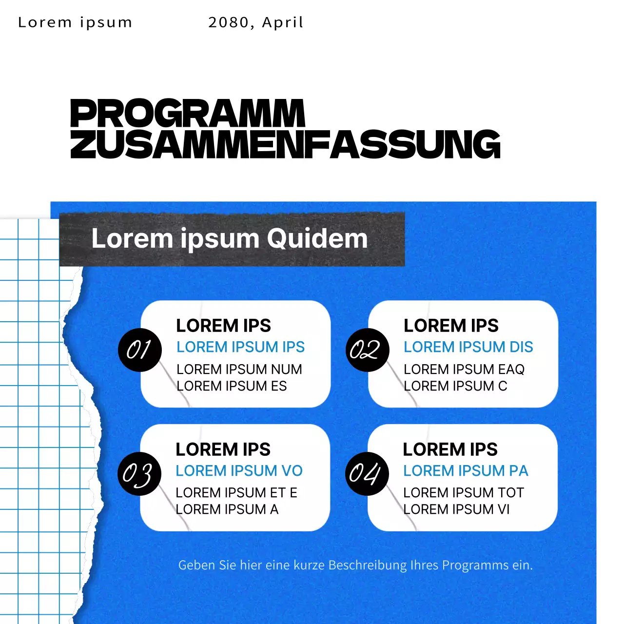 Förderung von orangefarbenen und blauen Wanderkonzerten