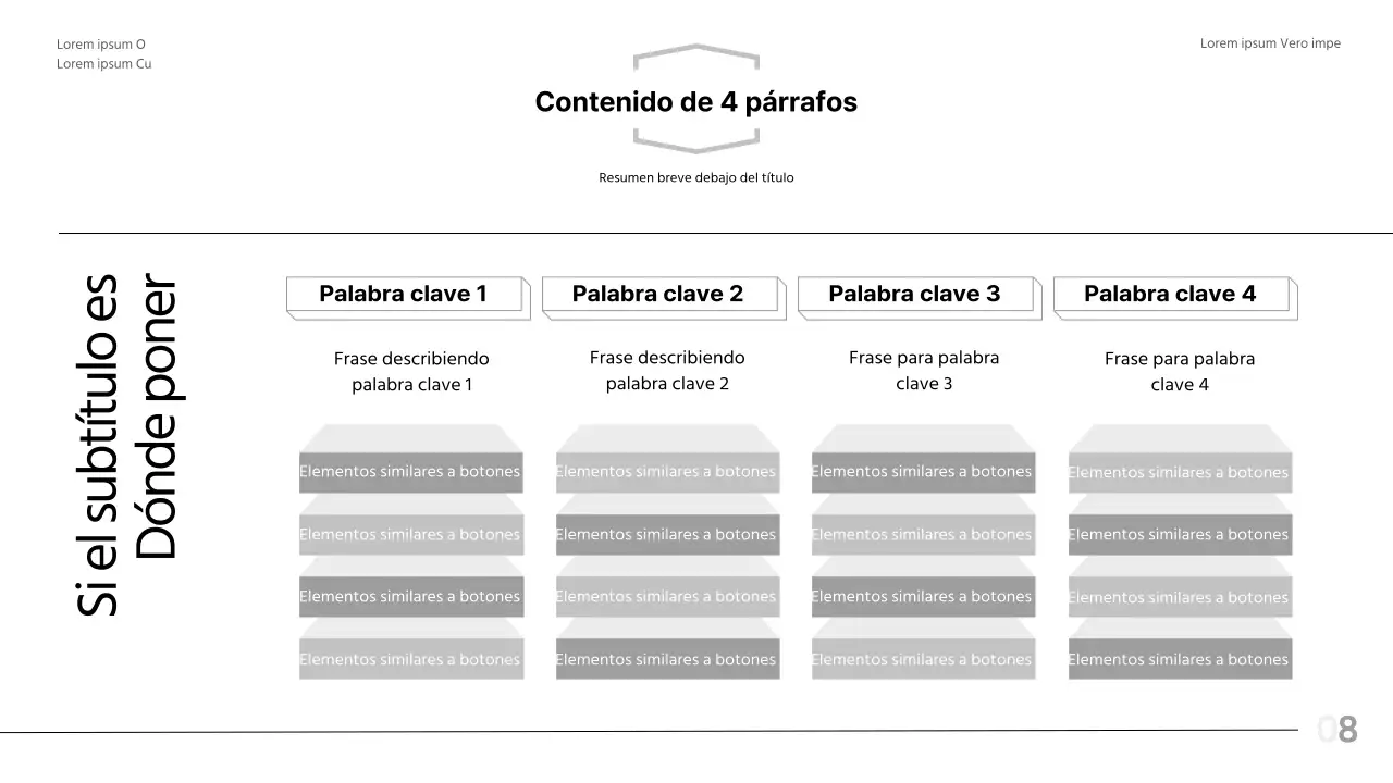 Informe en blanco y negro con un diseño moderno