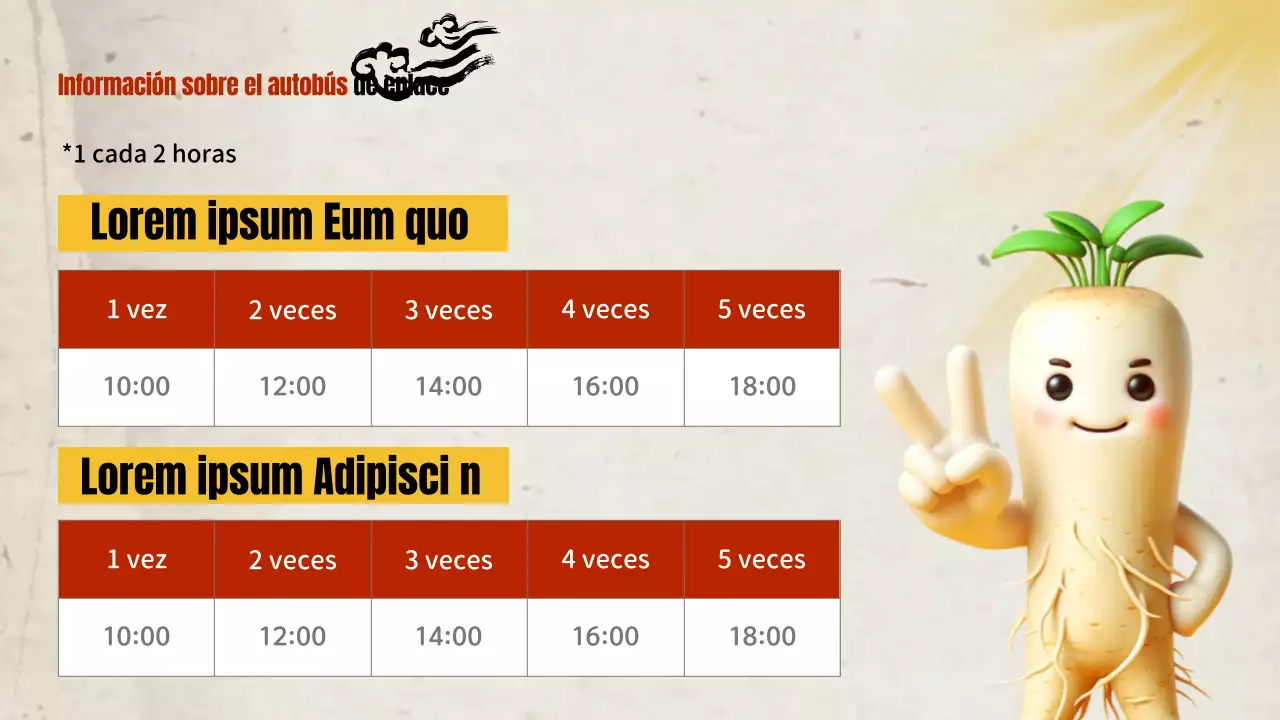 Guía de la fiesta tradicional del ginseng rojo y beige