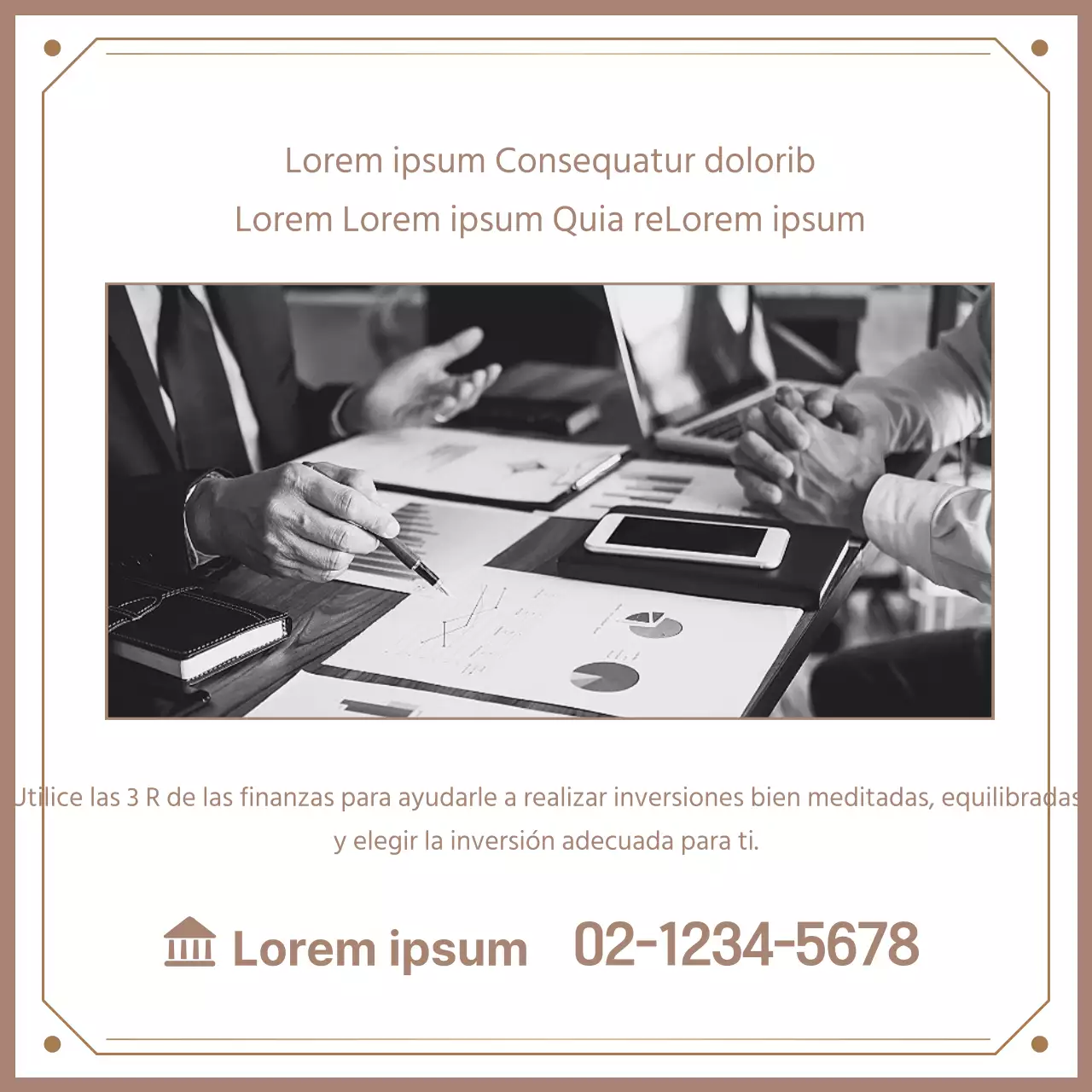 Sobre los tres principios del beige, finanzas de lujo