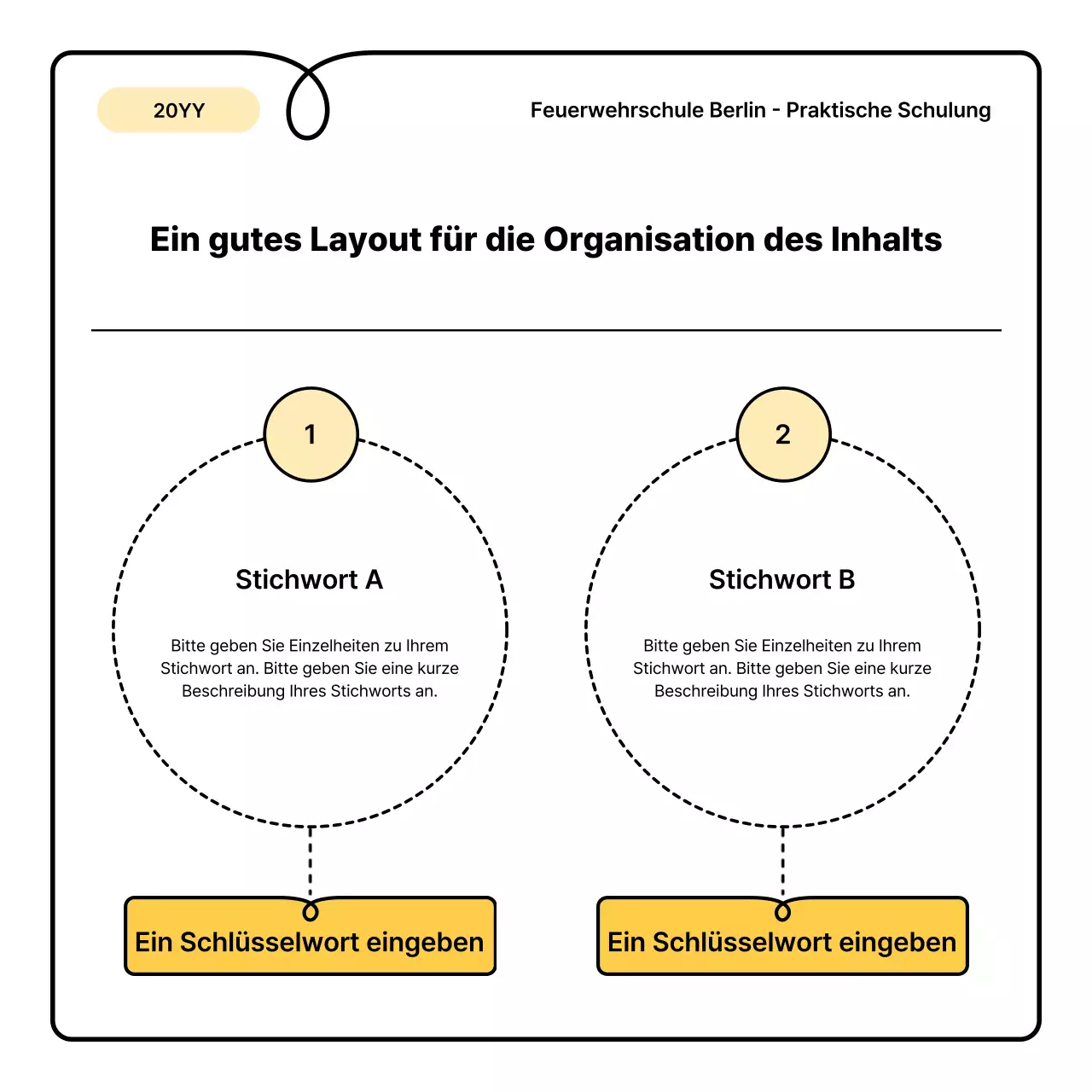 Gelbe und orangefarbene Grundlagen und ein süßes kleines Merkblatt zur Brandschutzerziehung
