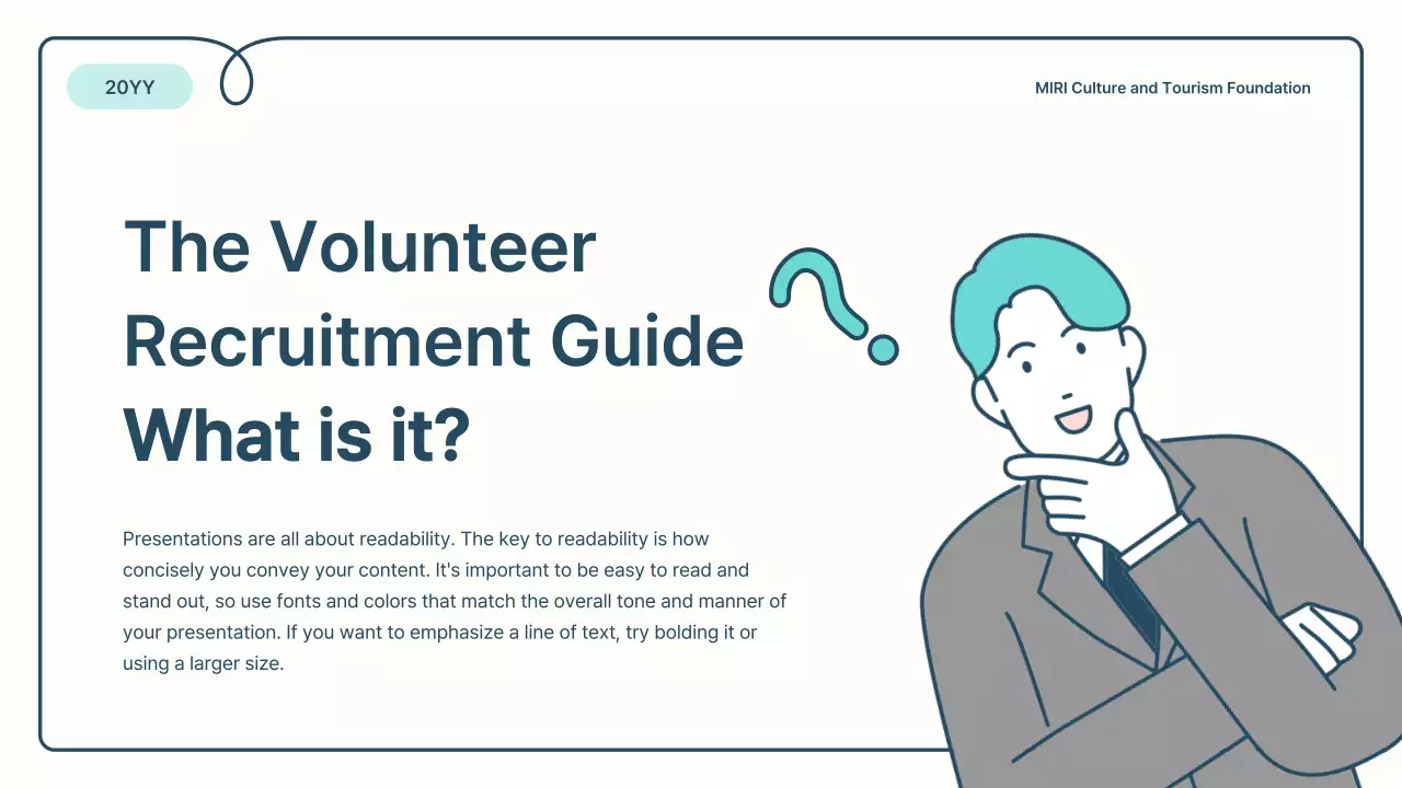About the light blue and blue basics and the pretty volunteer recruitment guide report