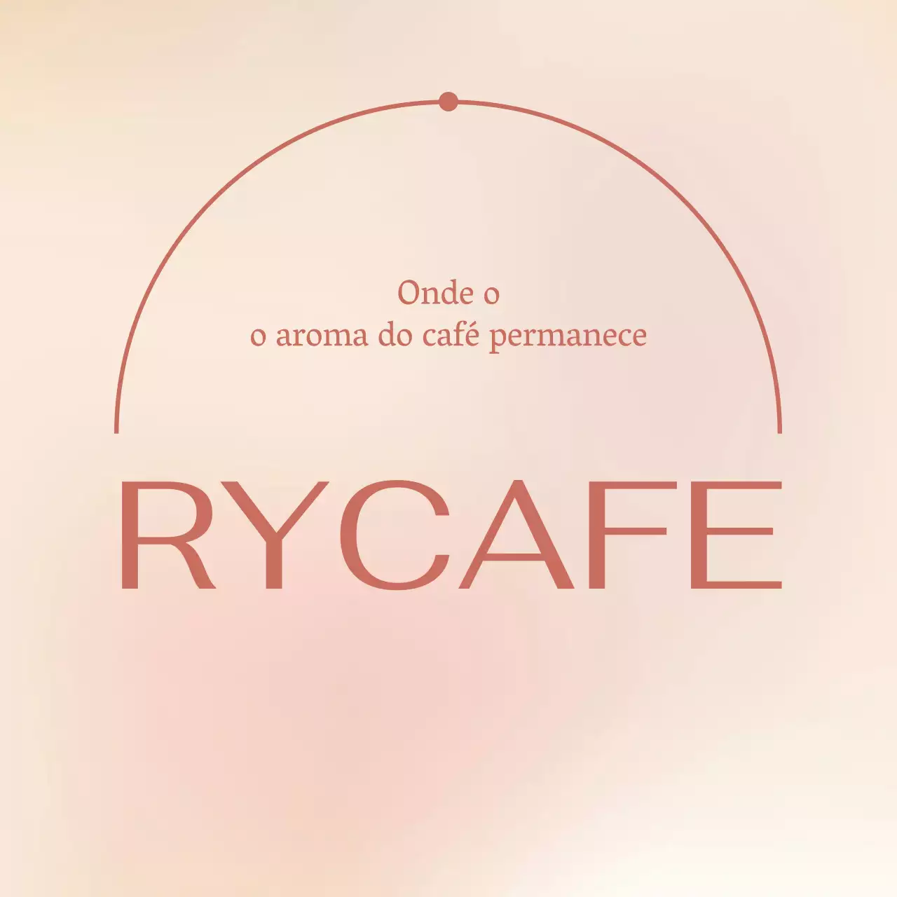 Conceito da série Cafe Rosa Bege Gradiente