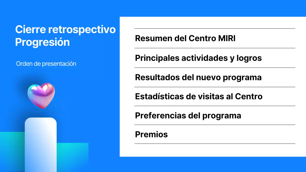Informes de evaluación de fin de año en azul