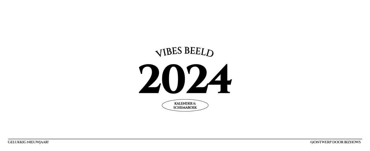 Eenvoudige stijl muurkalender met zwart-wit emotionele reisfotografie concept