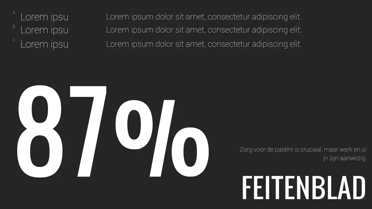 Minimalistisch zwart-wit bedrijfsrapport