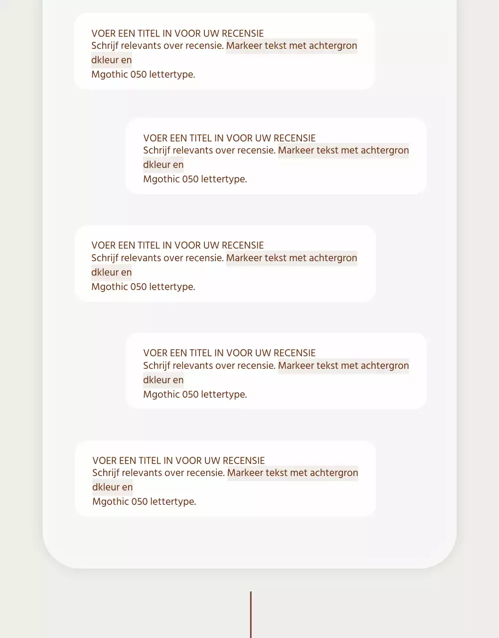 Advertentie voor een eenvoudige hanwa vakantiegeschenkset in beige en bruin