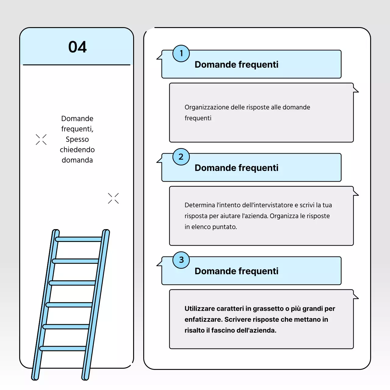 Lettera aziendale per un'immagine di marca semplice in azzurro e grigio