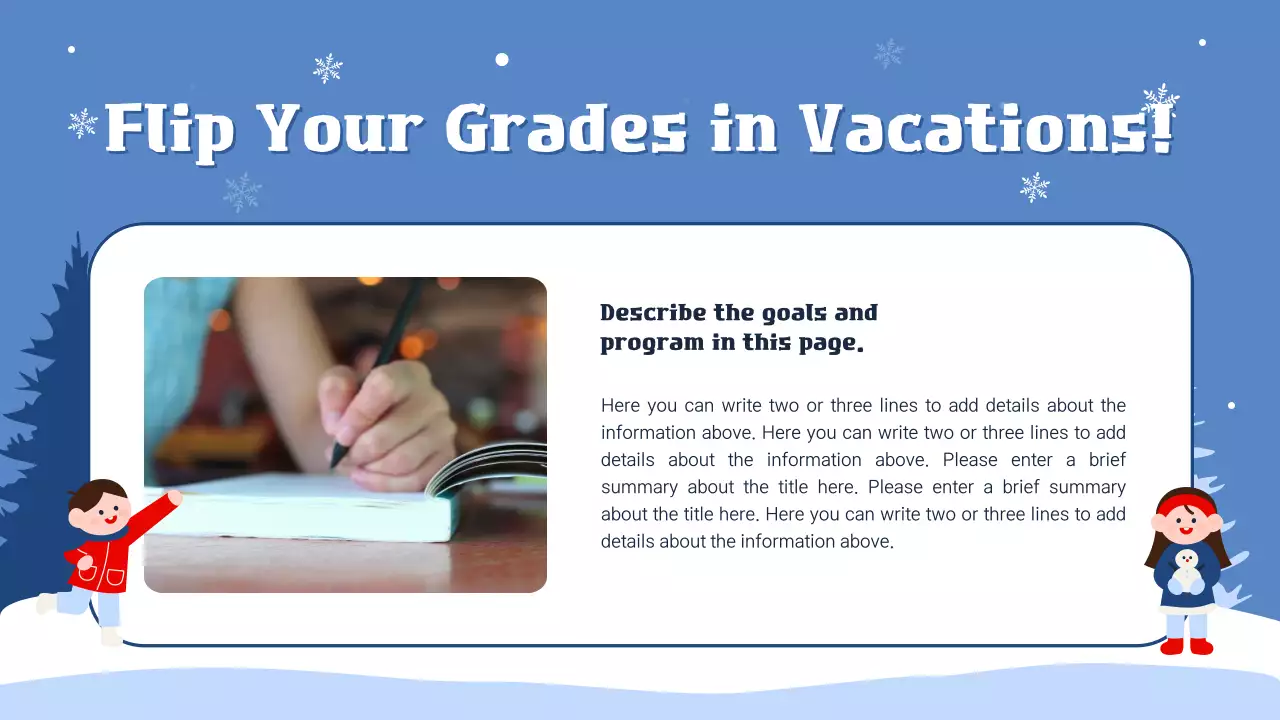 Blue Simple Vacation Guide Presentation