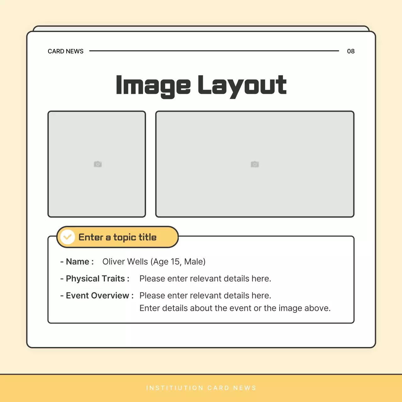 Beige Simple Social Media Newsletter Instagram Carousel