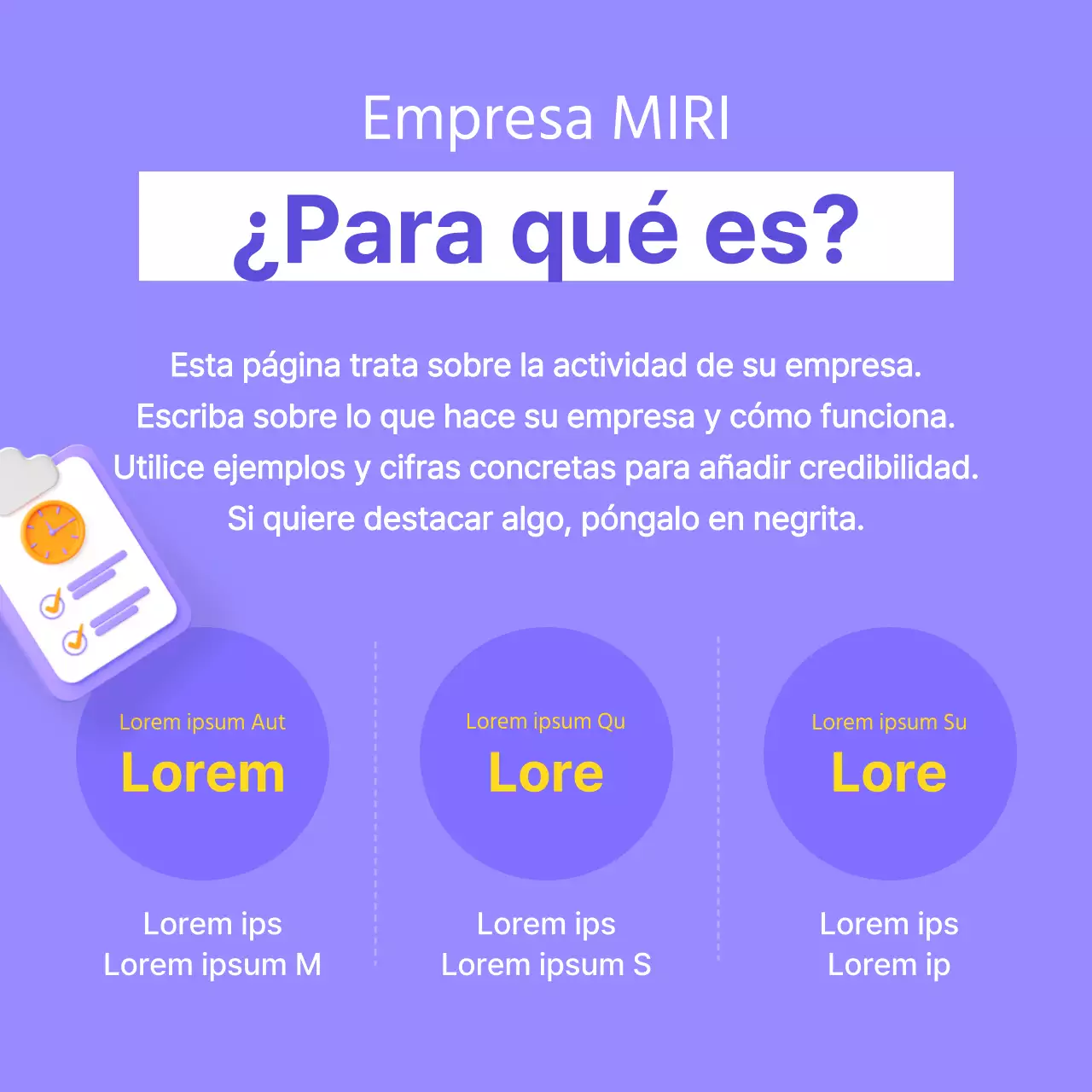 Una sencilla presentación de marca en 3D en color malva