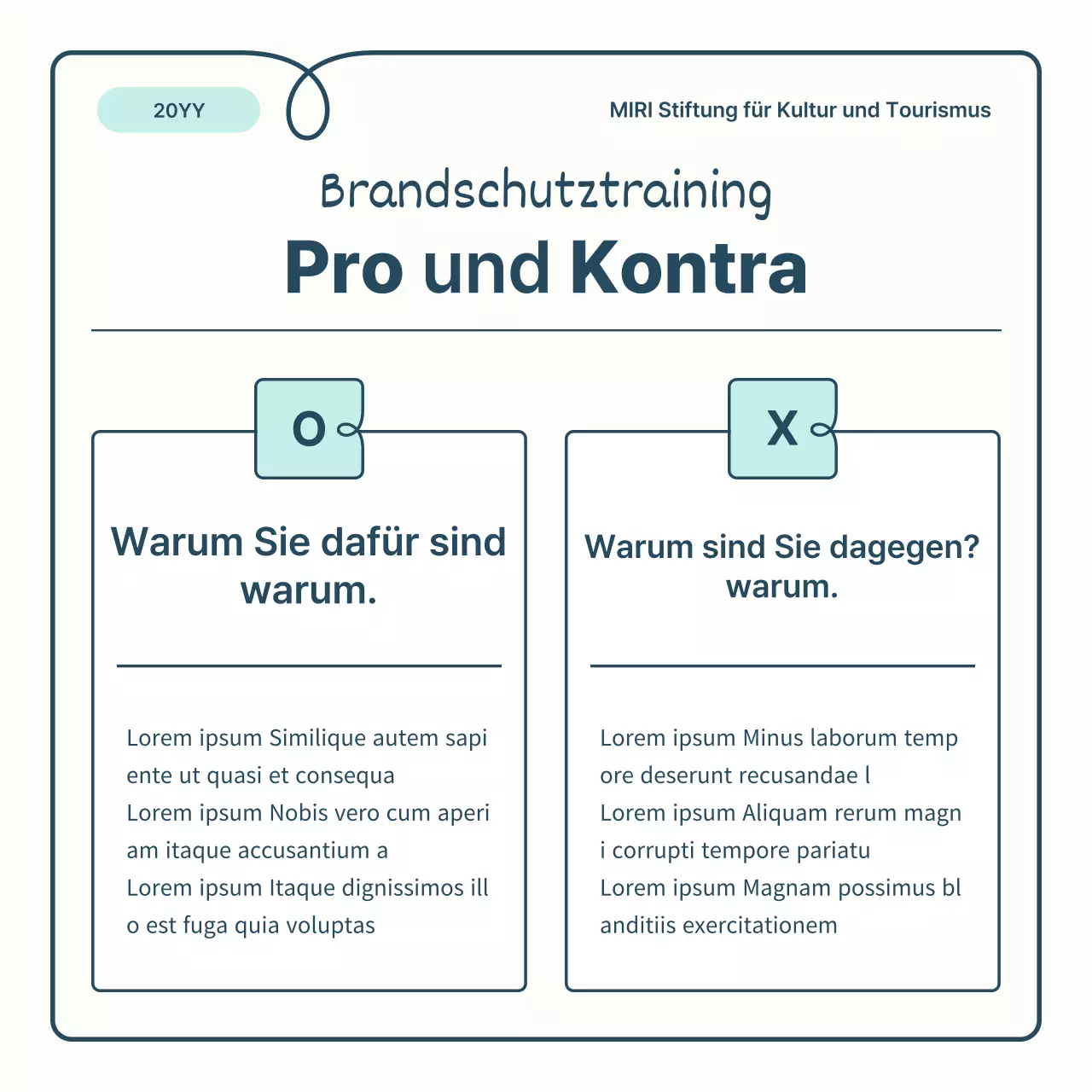 Über die hellblauen und blauen Grundlagen und den hübschen Bericht zur Einstellung von Freiwilligen